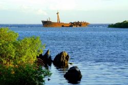Tulun wreck. Roatan, Honduras. by Shawn Jackson 